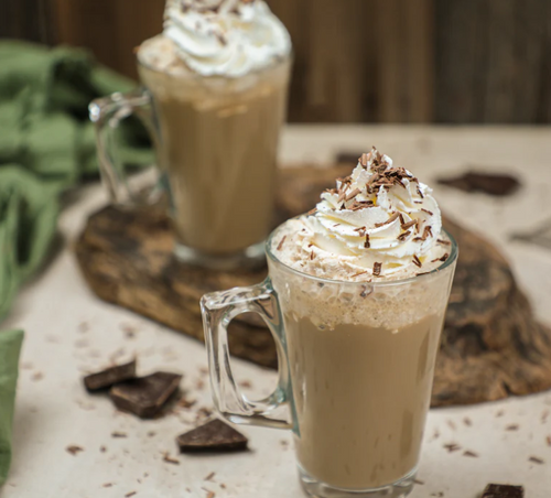 Iced Mocha Coffee At Home - Easy Recipe - With Whipped Cream