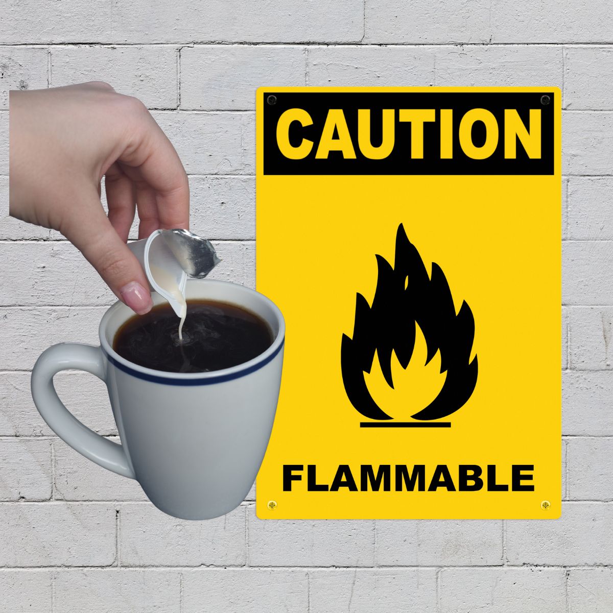 Is Coffee Mate Flammable  