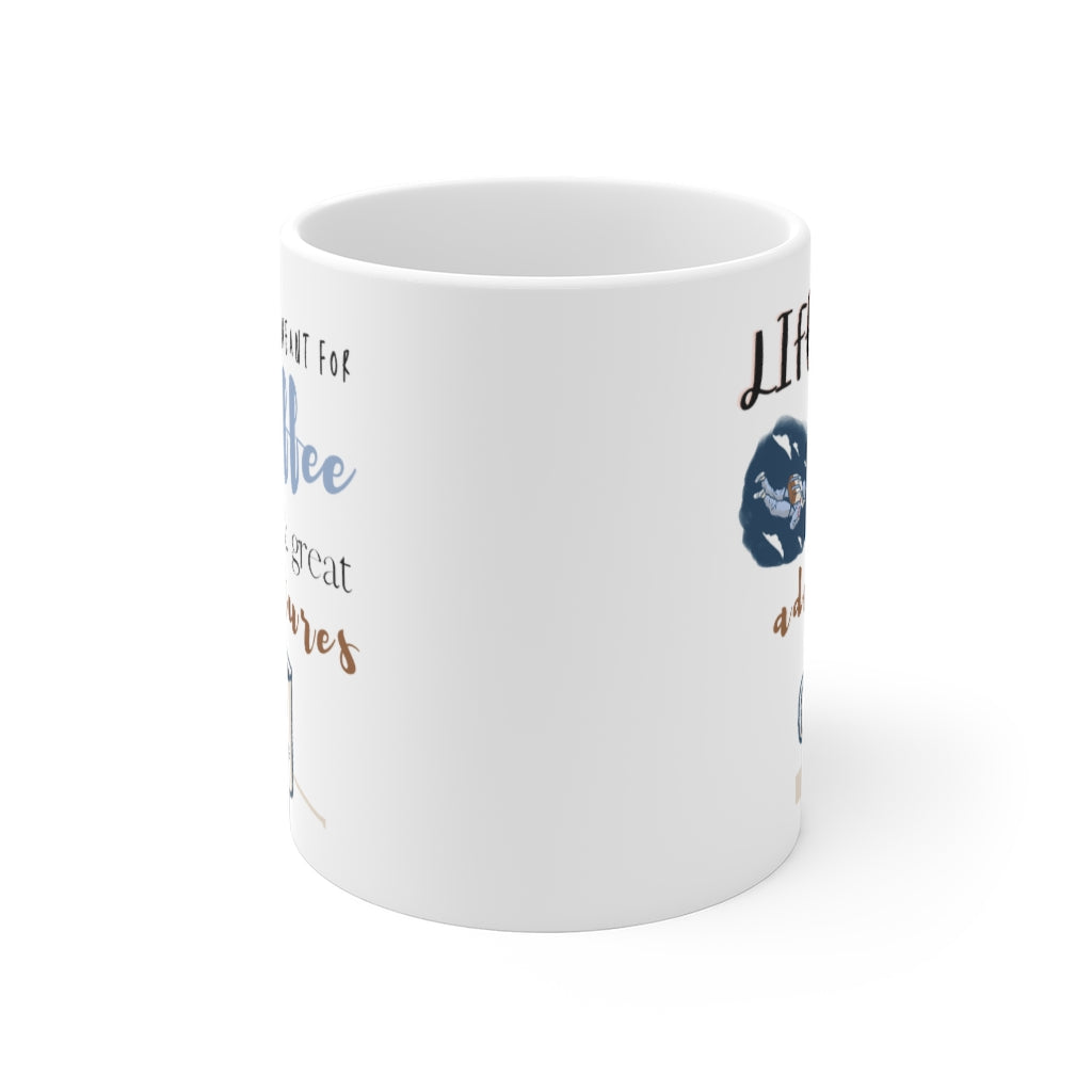 *NEW!* Parachute Coffee Mug - Life was meant for Coffee and Great Adventures - 11oz